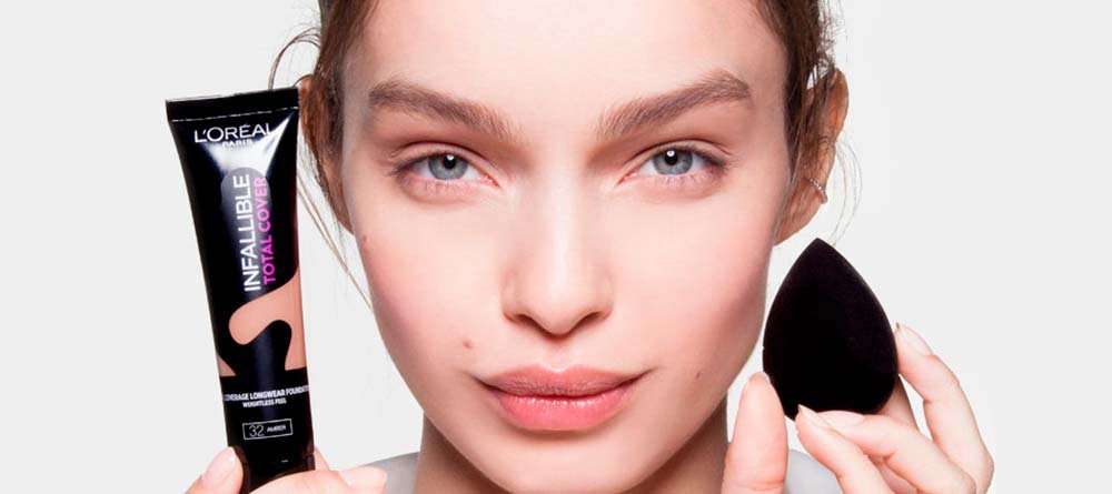 rutina maquillaje corrector cobertura total